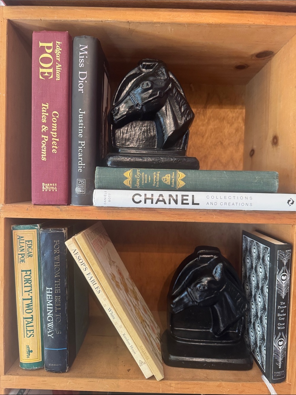 Black Beauty Horse Bookends (Pair)